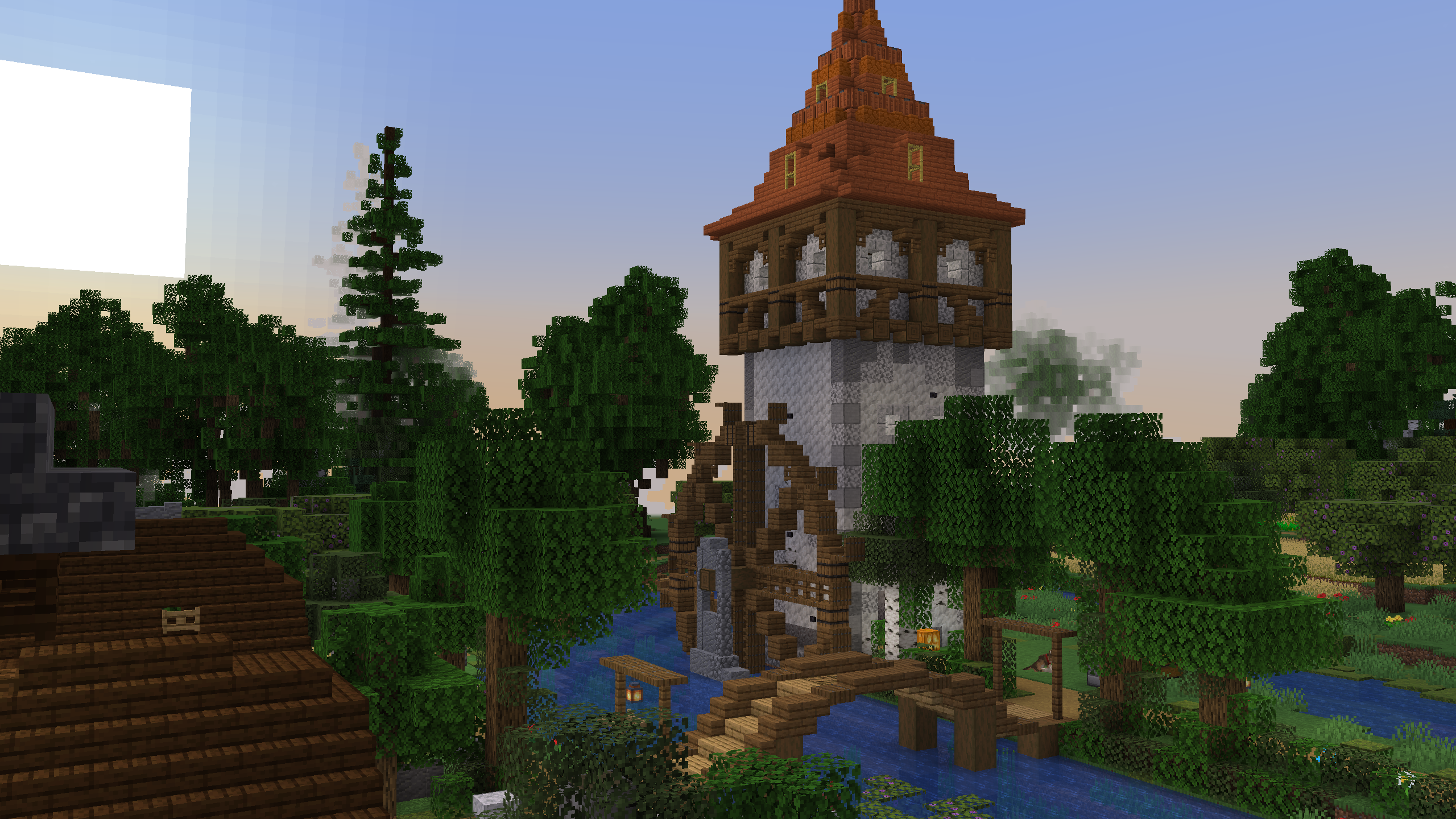 A small rural town